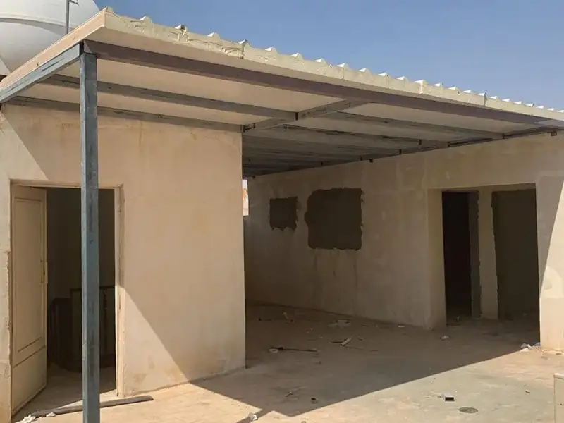 سرعة البناء شقق ساندويش بانل الرياض - مظلات وسواتر القاسم الحديثة - 0532228615