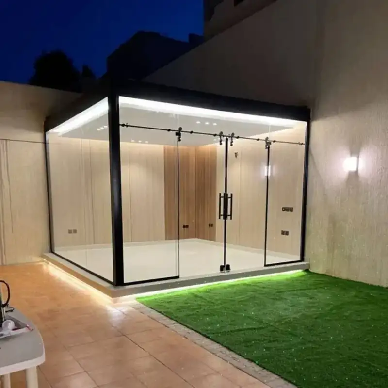 مجالس شتوية معزولة الرياض 0532228615 - مظلات وسواتر القاسم الحديثة - مجالس خارجية للشتاء