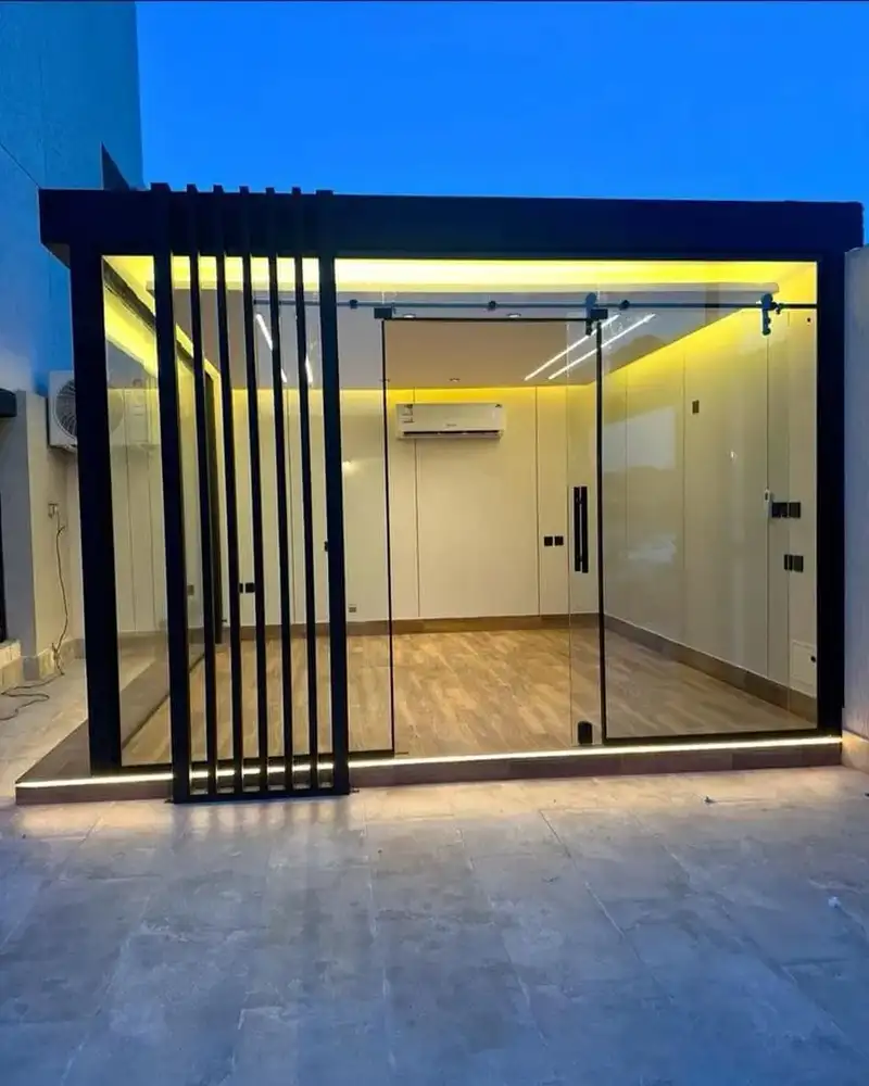 مجالس معدنية صناعية الرياض 0532228615 - مظلات وسواتر القاسم الحديثة - مجالس خارجية معدنية